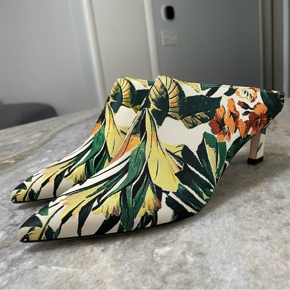 NEW Stuart Weitzman Botanica Mira Mule Women’s 8.5 - Picture 9 of 14